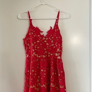 Red dress vero moda size34 fits dress size 2-4. Bust 32-34 C/D